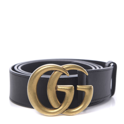 Gucci Calfskin Double G 40mm Belt 100 40 Black 1 of 5