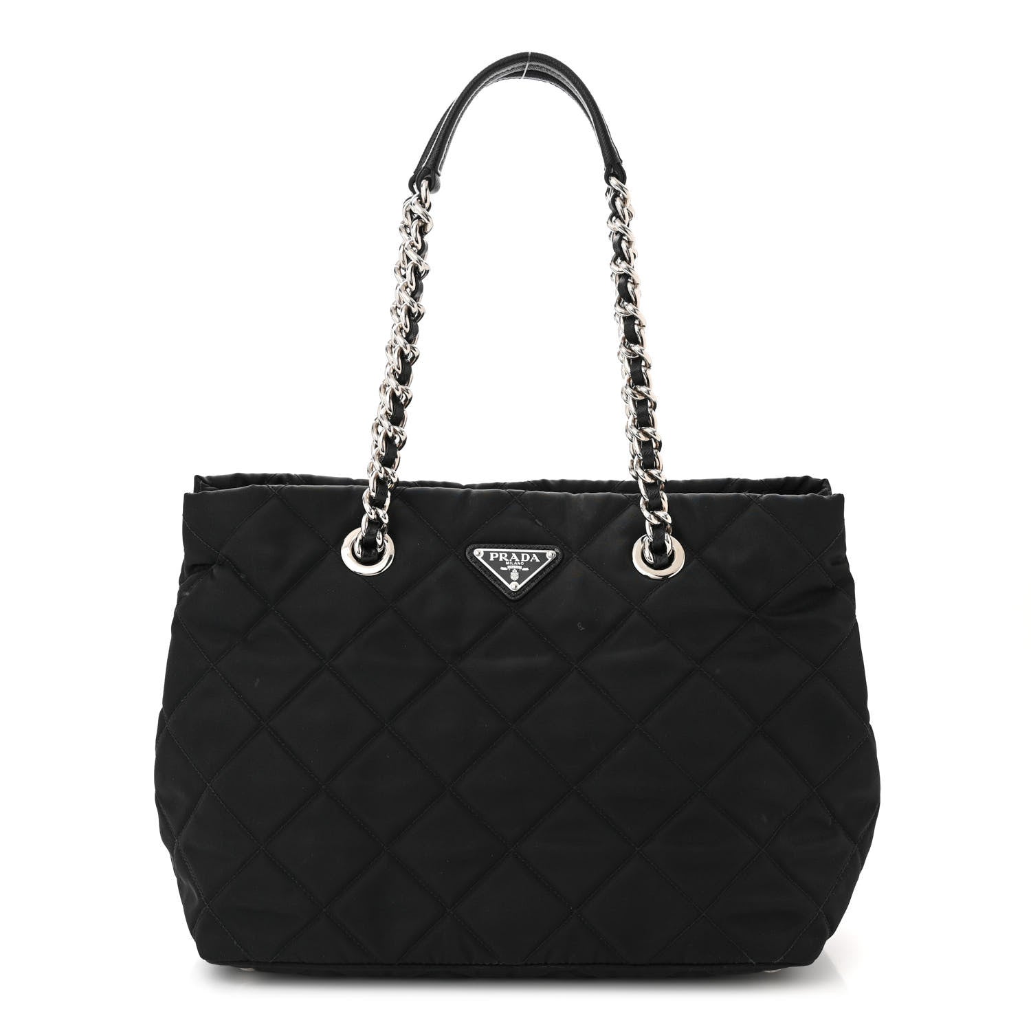 Prada Nylon Tessuto Impuntu Quilted Tote Black 1 of 12