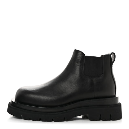 Bottega Veneta Calfskin The Lug Chelsea 55mm Cropped Boots 35.5 Black 1 of 13