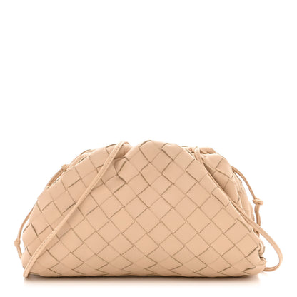 Bottega Veneta Nappa Intrecciato The Mini Pouch Almond 1 of 10