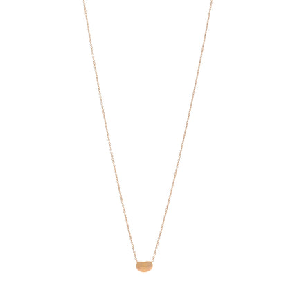 Tiffany 18K Rose Gold 9mm Elsa Peretti Bean Pendant Necklace 1 of 5