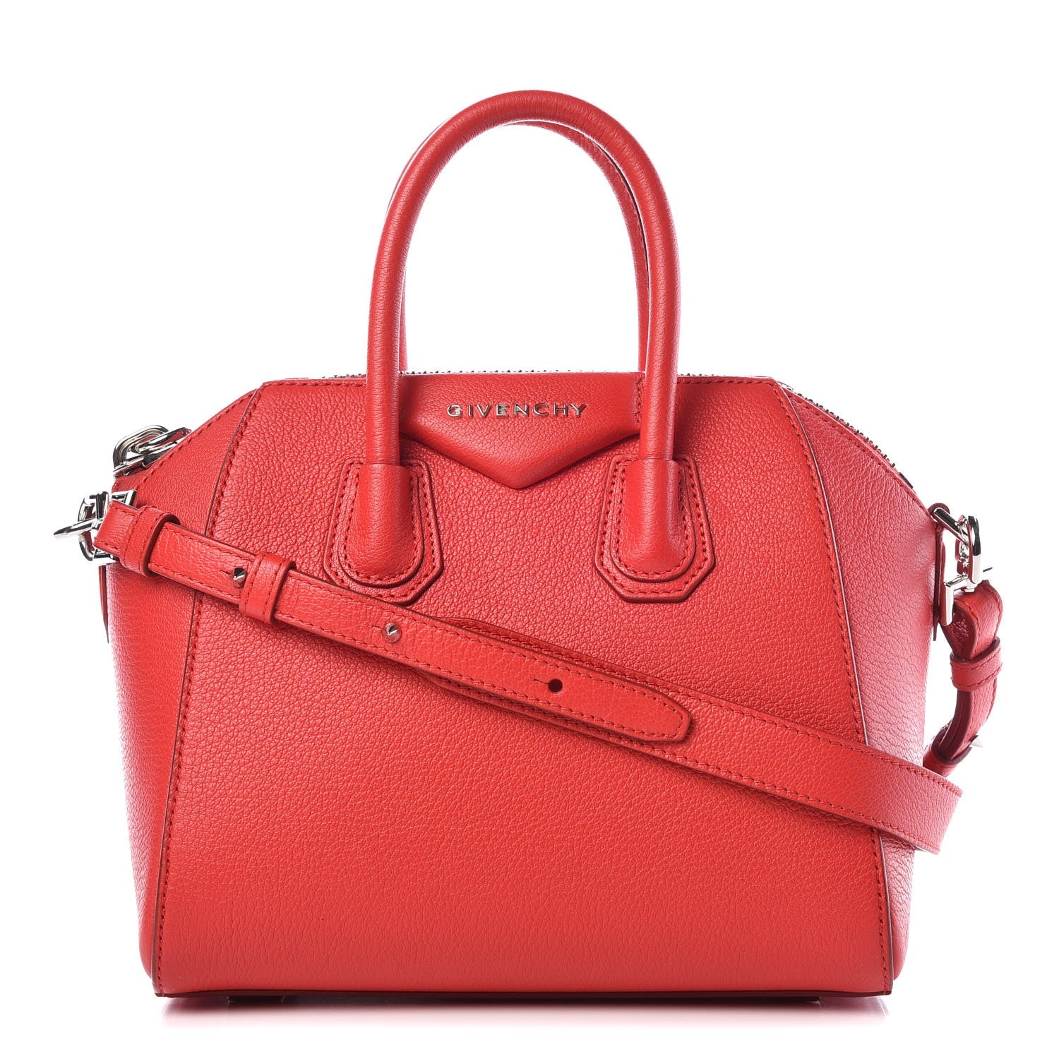 Givenchy Sugar Goatskin Mini Antigona Medium Red 1 of 10