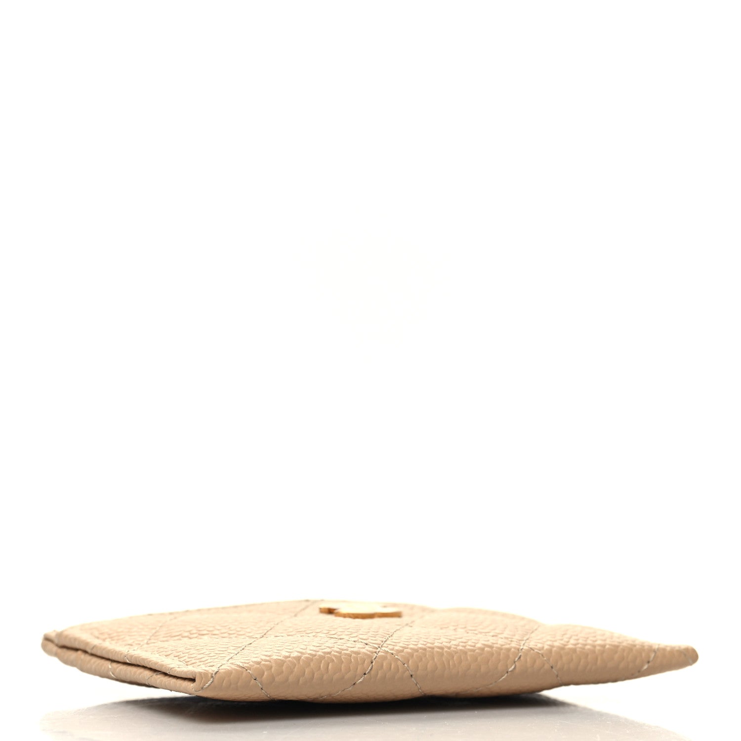 Chanel Caviar Quilted Card Holder Beige 4 of 10