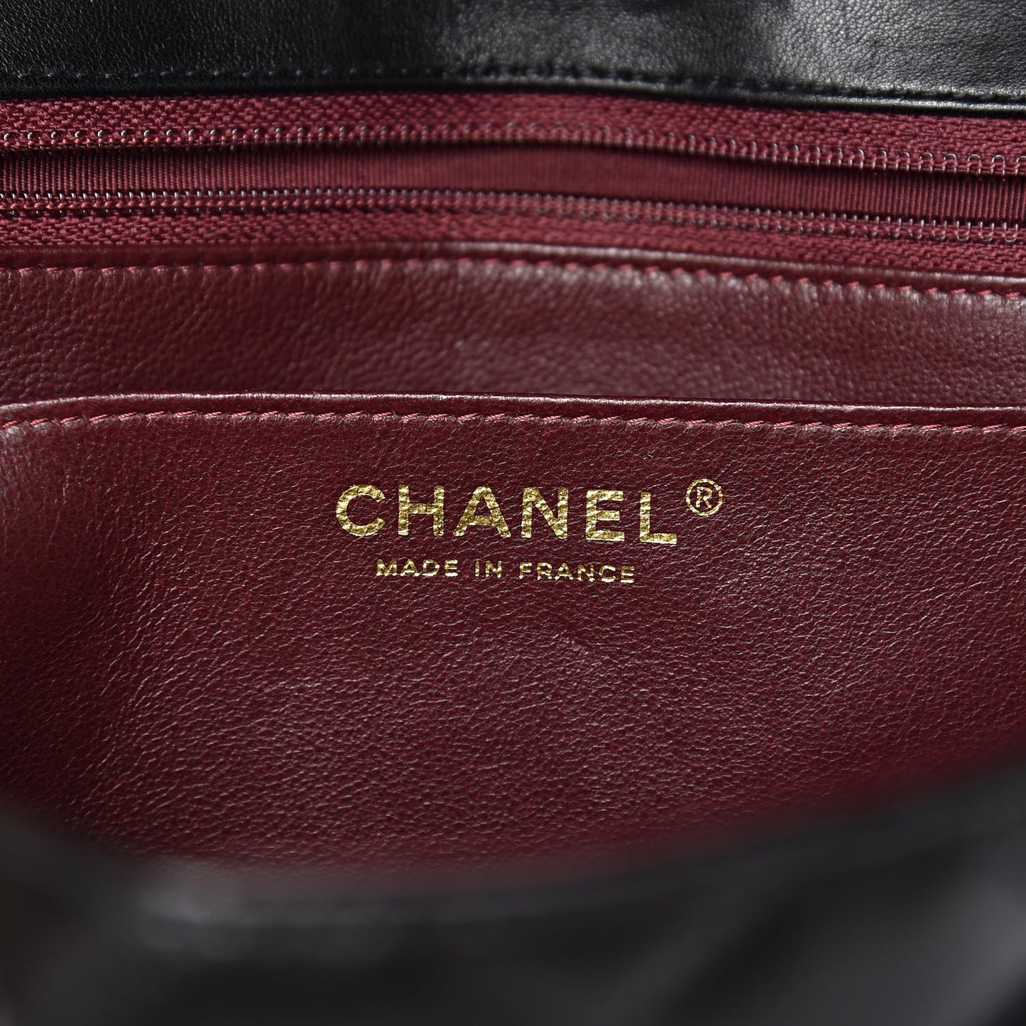 Lambskin Quilted Jumbo Single Flap Black