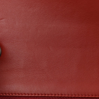 Chanel Patent Calfskin Quilted Mini Rectangular Flap Dark Red 11 of 12
