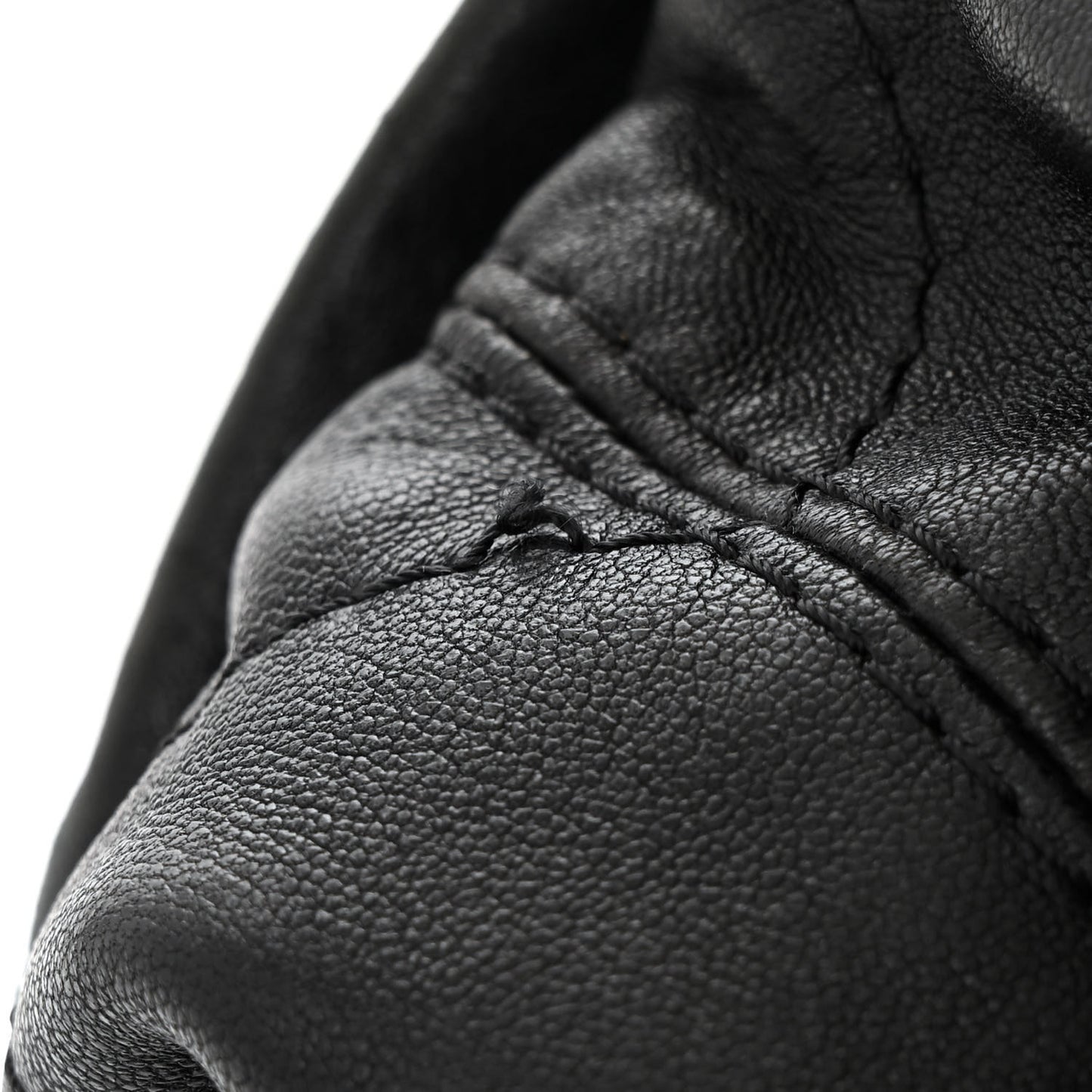Lambskin Quilted Small Soft Touch Shoulder Bag Black