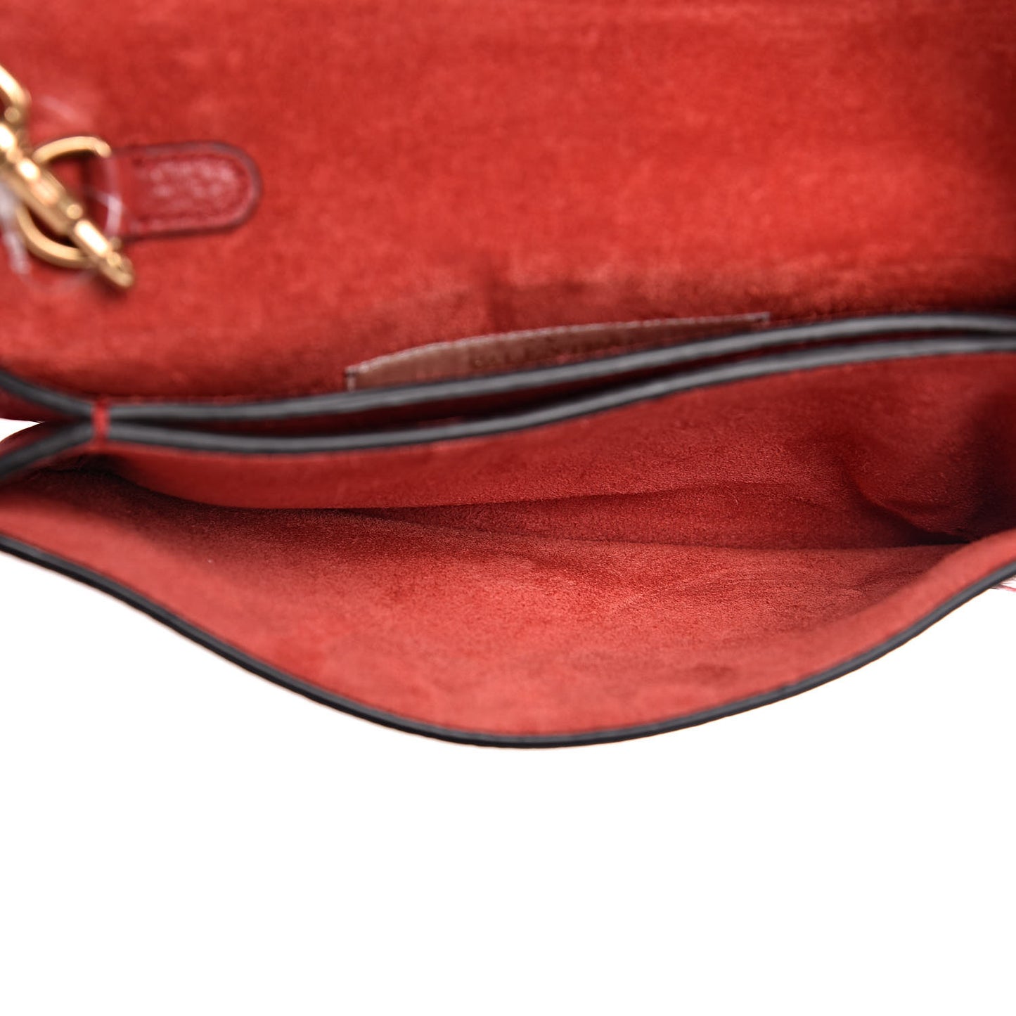 Grained Calfskin Turquoise Small Rockstud Rolling Wristlet Clutch Rosso Valentino