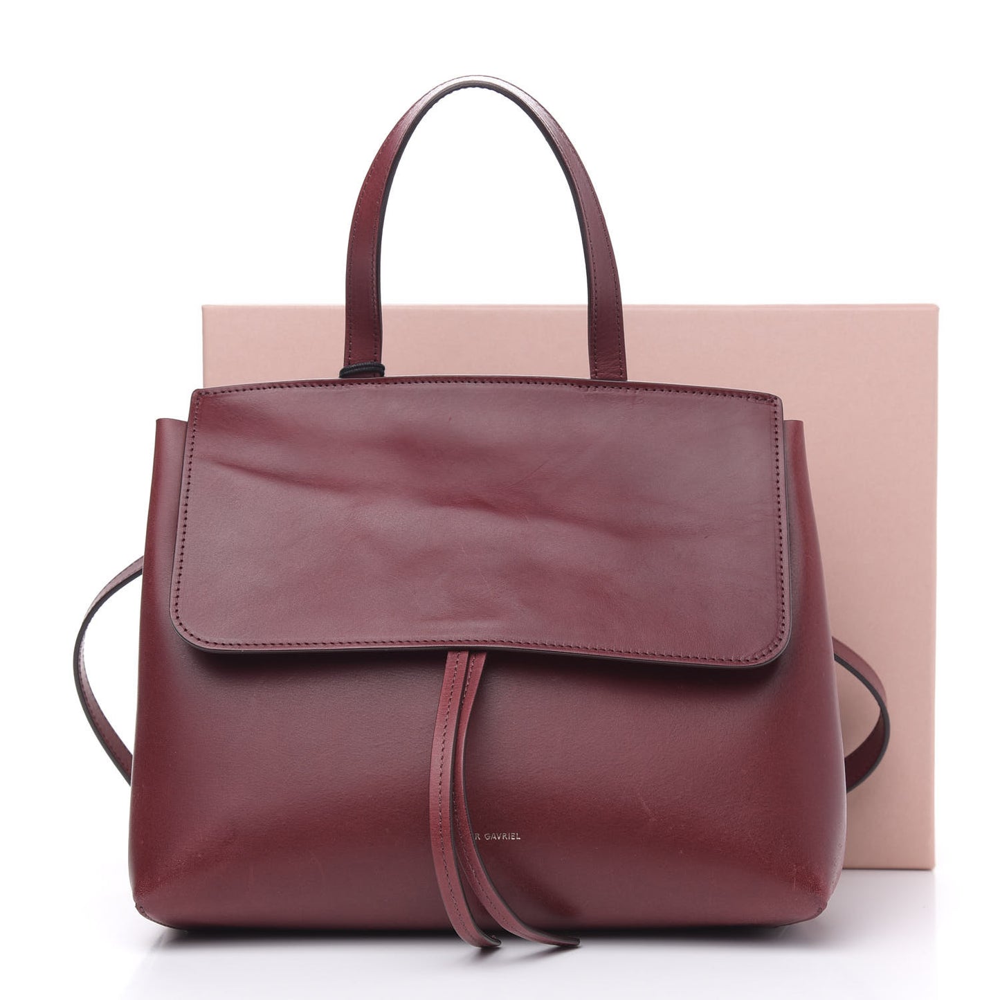 Calfskin Mini Lady Bag Bordo