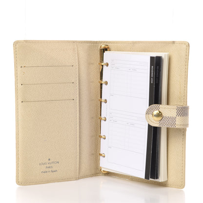 Louis Vuitton Damier Azur Small Ring Agenda Cover 5 of 7