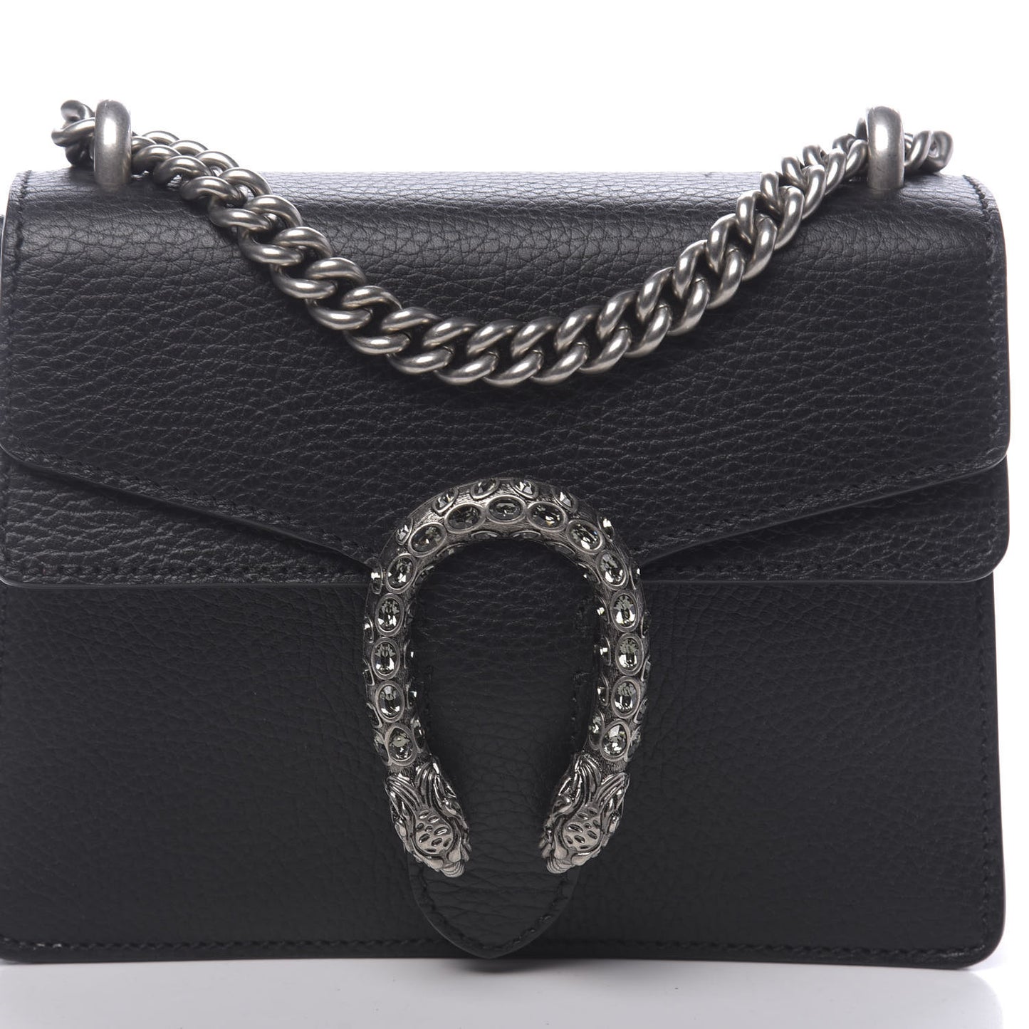 Calfskin Mini Dionysus Shoulder Bag Black