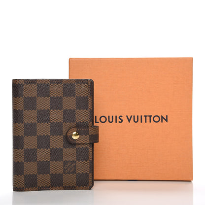 Louis Vuitton Damier Ebene Small Ring Agenda Cover 7 of 7