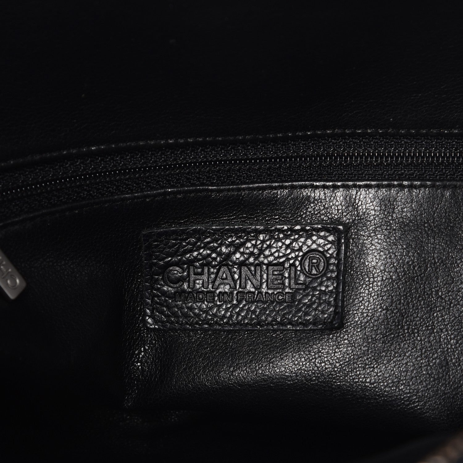 Chanel Caviar Patent Quilted Large Bowler Black 6 of 8