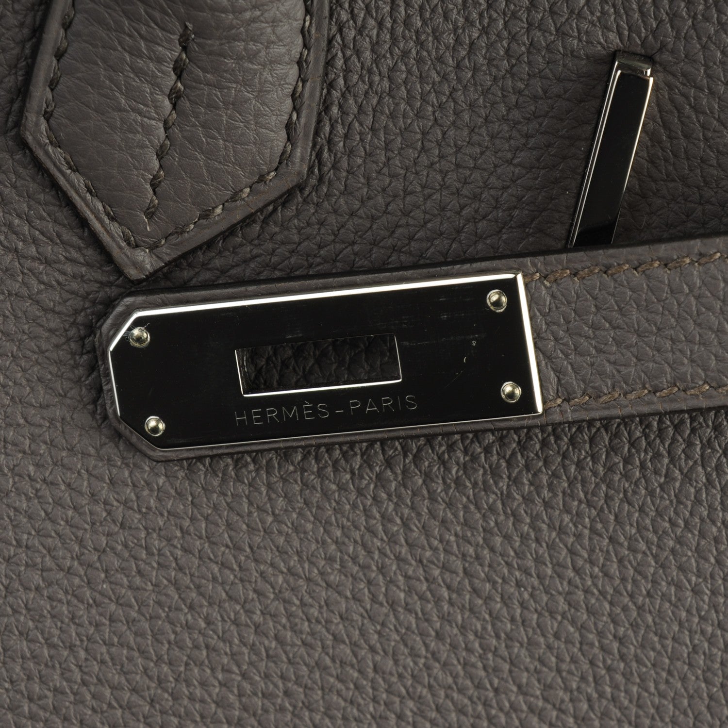 Hermes Togo Birkin 35 Etain 8 of 24