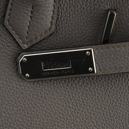 Hermes Togo Birkin 35 Etain 8 of 24