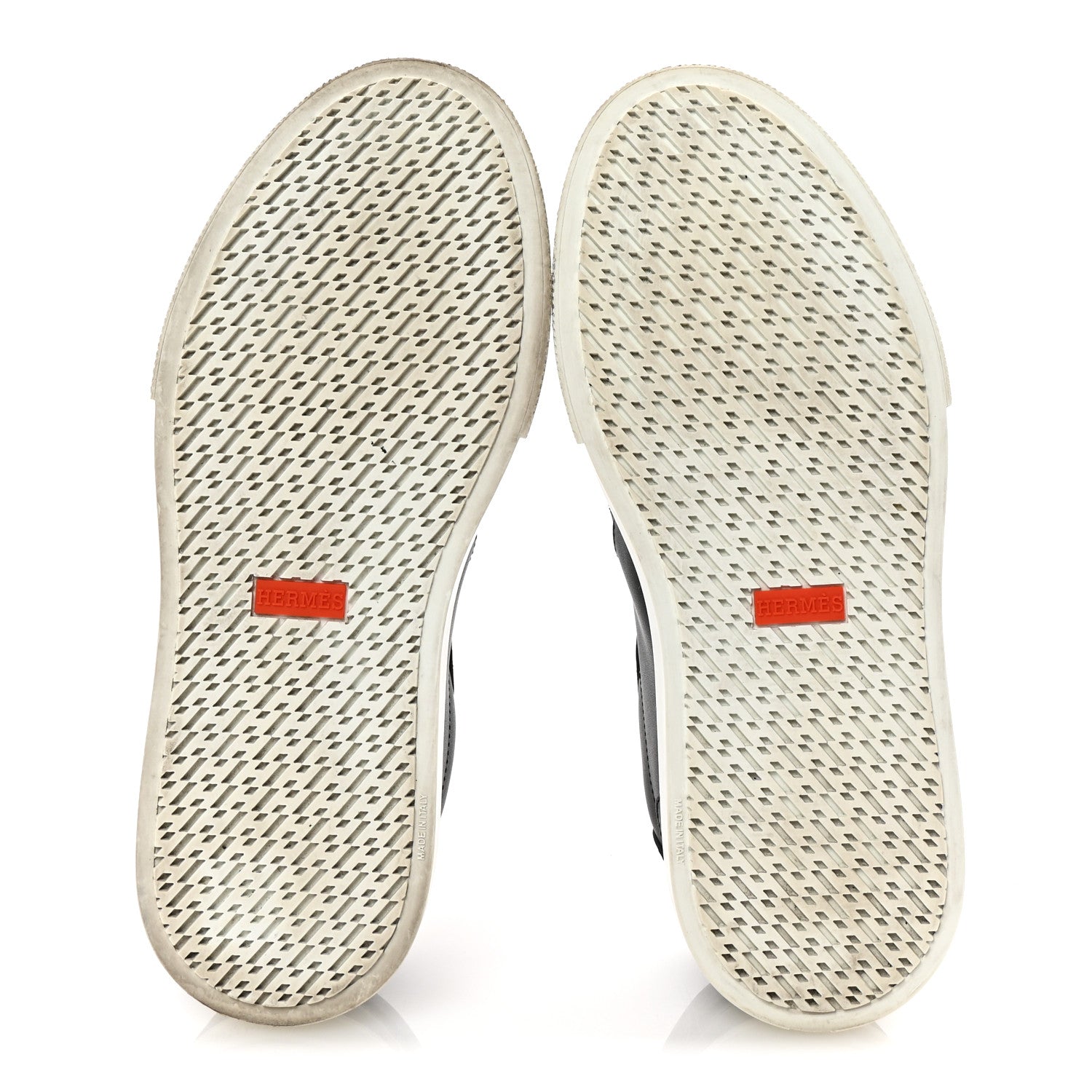 Hermes Calfskin Day Sneakers 38 Black 6 of 10