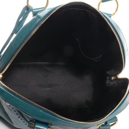 Saint Laurent Leather Oversized Muse Turquoise 5 of 9