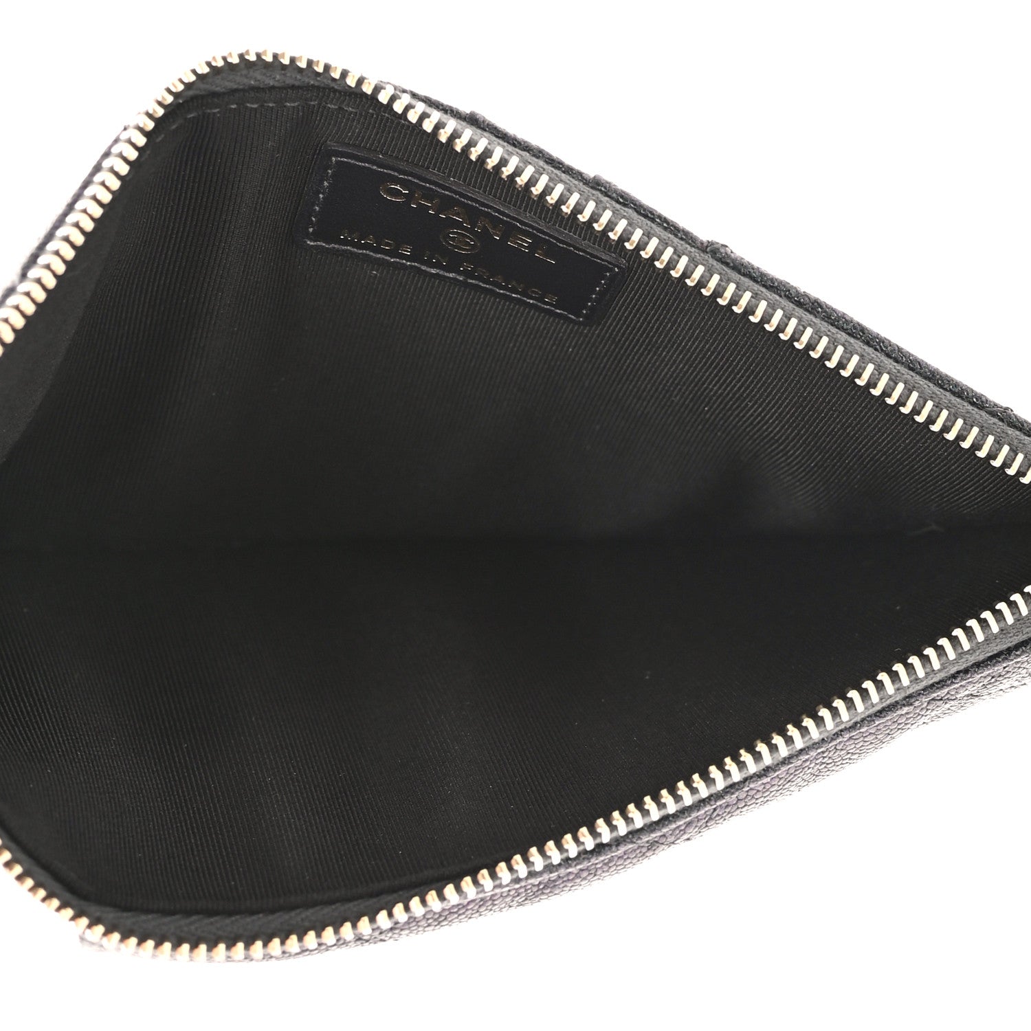 Chanel Iridescent Caviar Quilted Classic iPhone Pouch Black 7 of 7