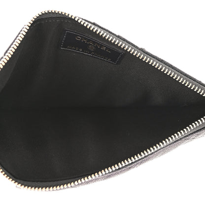 Chanel Iridescent Caviar Quilted Classic iPhone Pouch Black 7 of 7