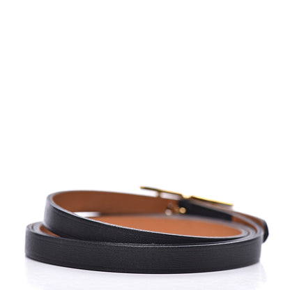 Hermes Chamonix Hapi 3MM Triple Tour Wrap Bracelet S Black 2 of 4