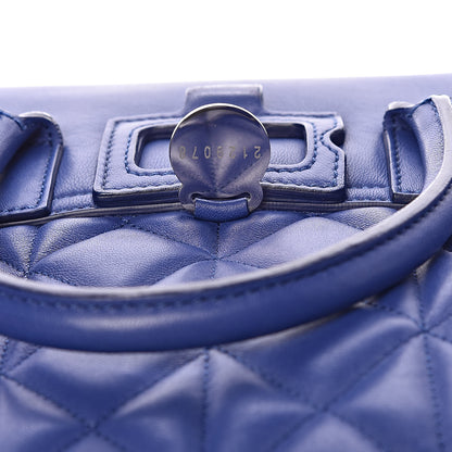 Mulberry Nappa Quilted Mini Cara Delevingne Convertible Bag Indigo 8 of 12