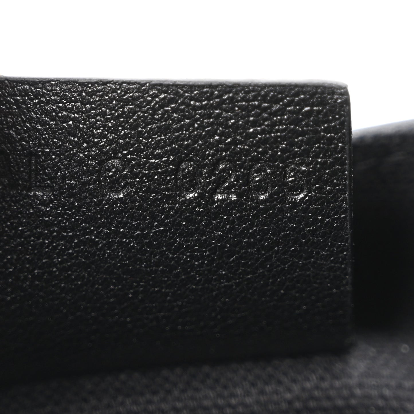 Tumbled Calfskin Nano Voyou Bag Black