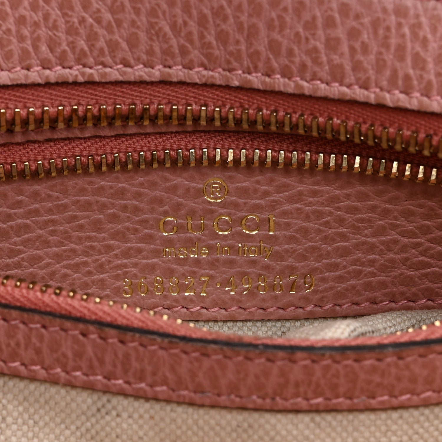 Gucci Dollar Calfskin Mini Swing Top Handle Bag Soft Pink 6 of 10