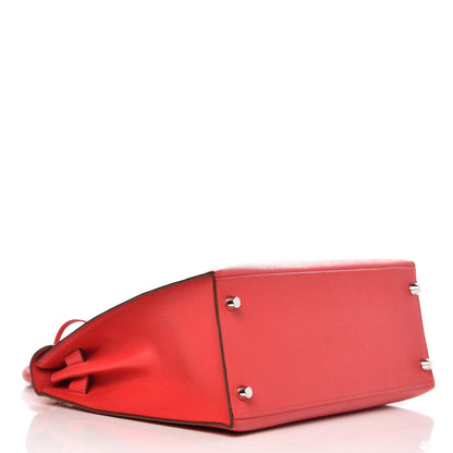 Hermes Epsom Kelly Sellier 28 Rouge Casaque 7 of 35
