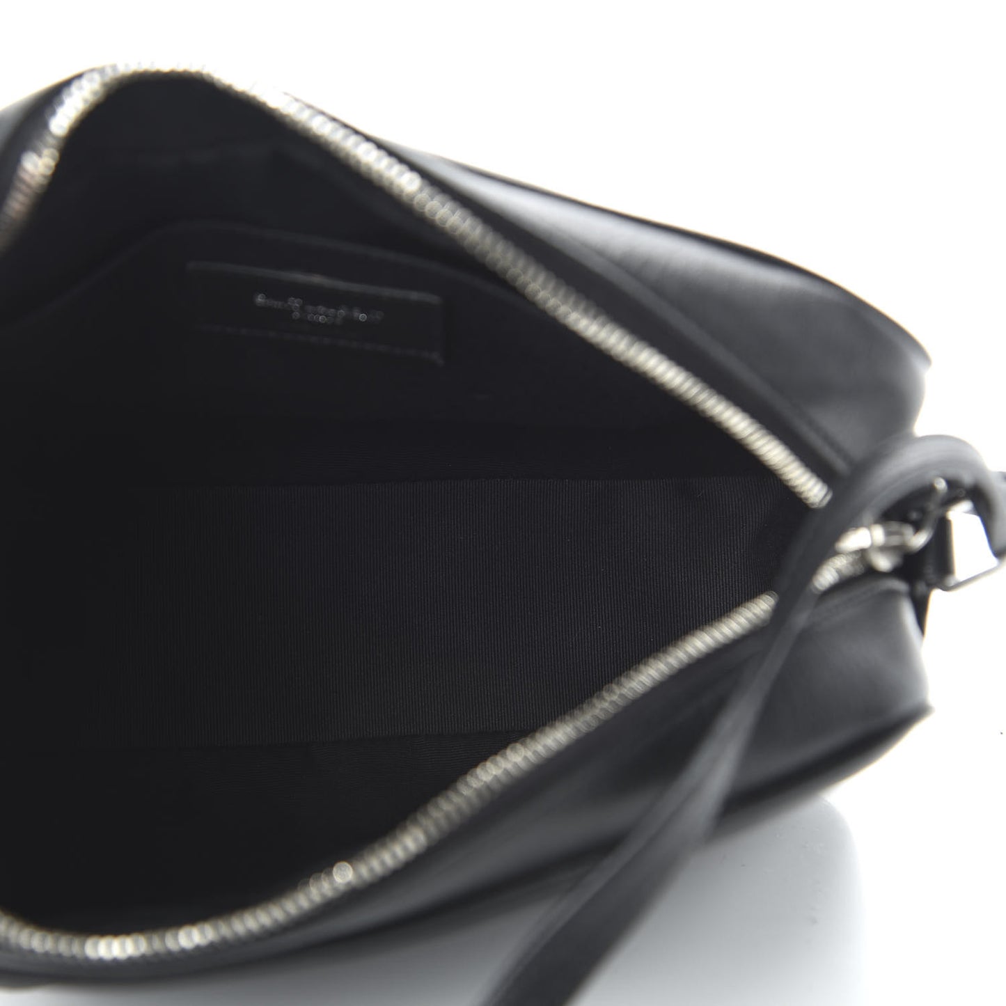 Lambskin Monogram Small Lou Camera Bag Black