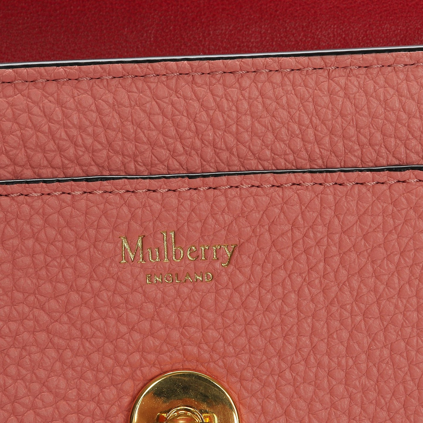 Small Classic Grain Darley Wallet Macaroon Pink