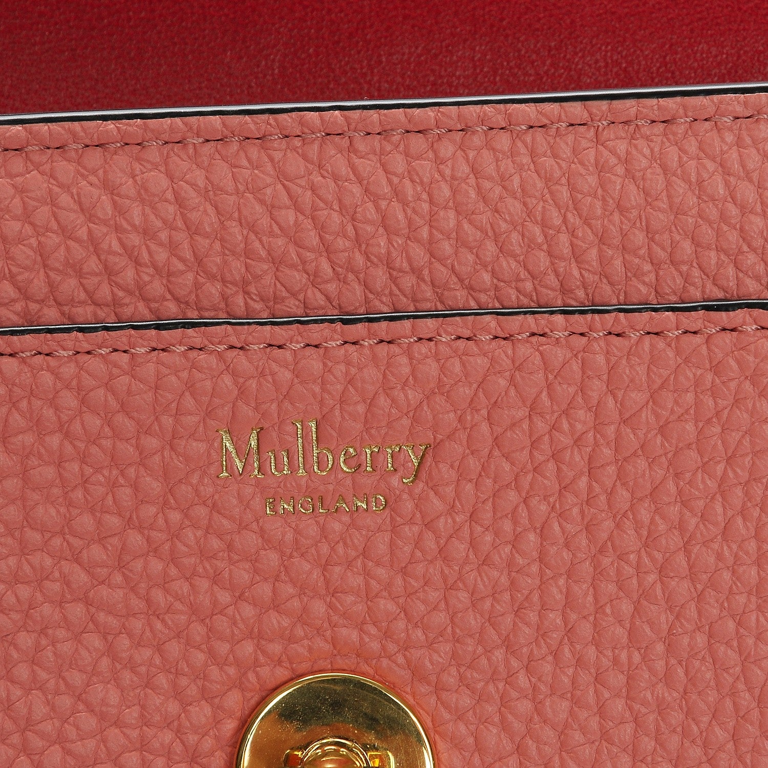 Mulberry Small Classic Grain Darley Wallet Macaroon Pink 6 of 8