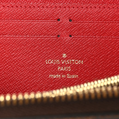 Louis Vuitton Damier Ebene Clemence Wallet Cherry 6 of 6