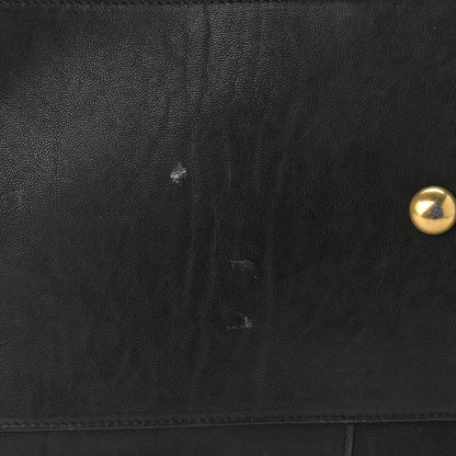 Saint Laurent Sheepskin Medium Cabas ChYc Black 10 of 13