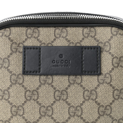 Gucci GG Supreme Monogram Web Belt Bag Black 11 of 18