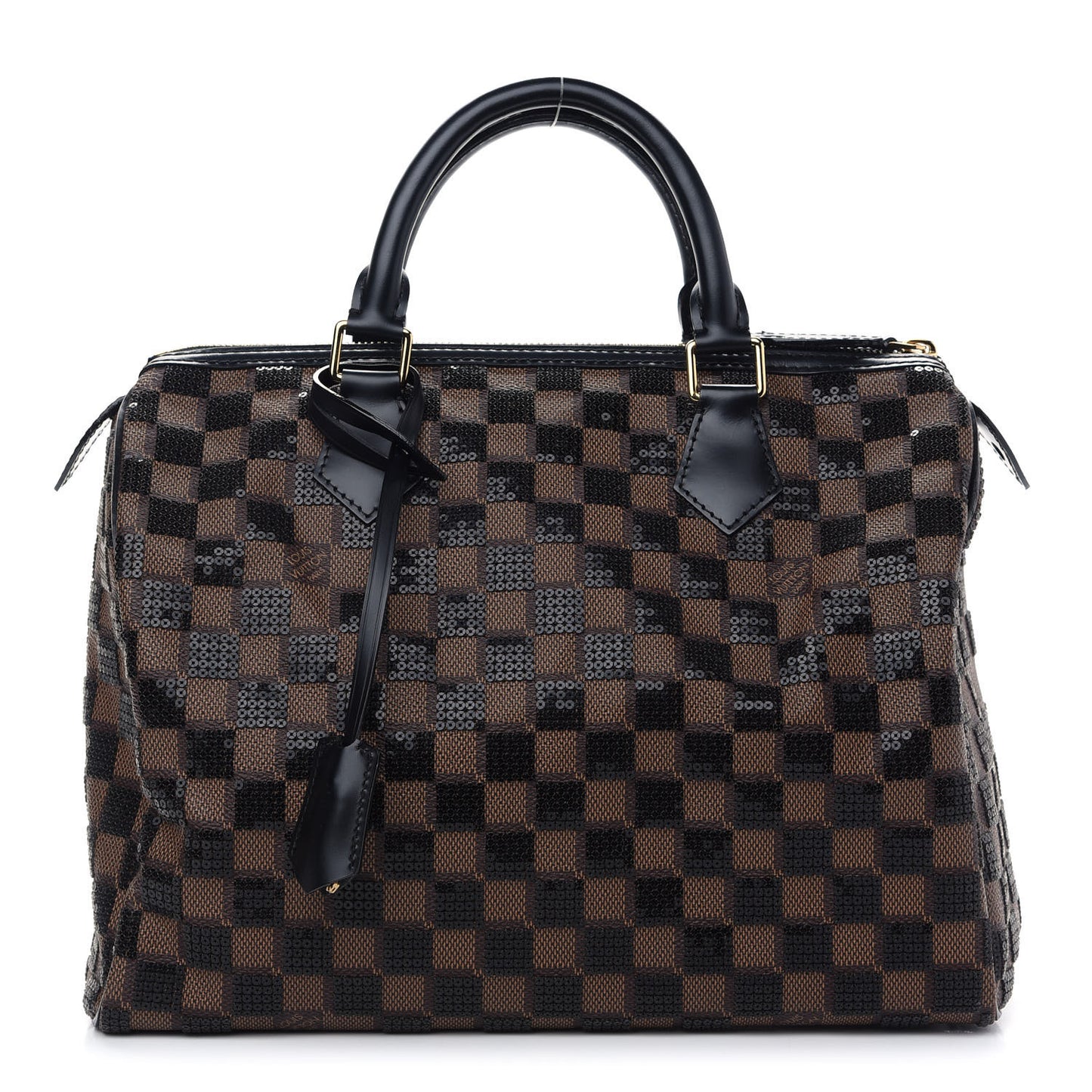 Damier Paillettes Speedy 30 Black