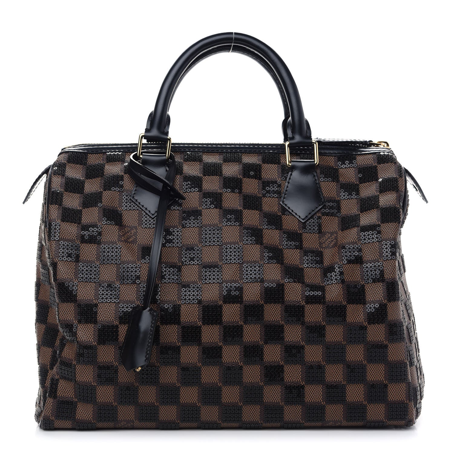 Louis Vuitton Damier Paillettes Speedy 30 Black 1 of 9