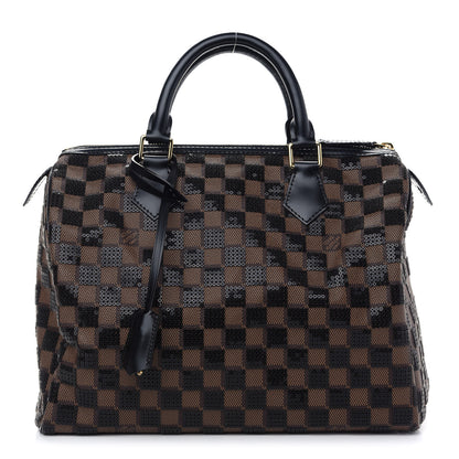 Louis Vuitton Damier Paillettes Speedy 30 Black 1 of 9