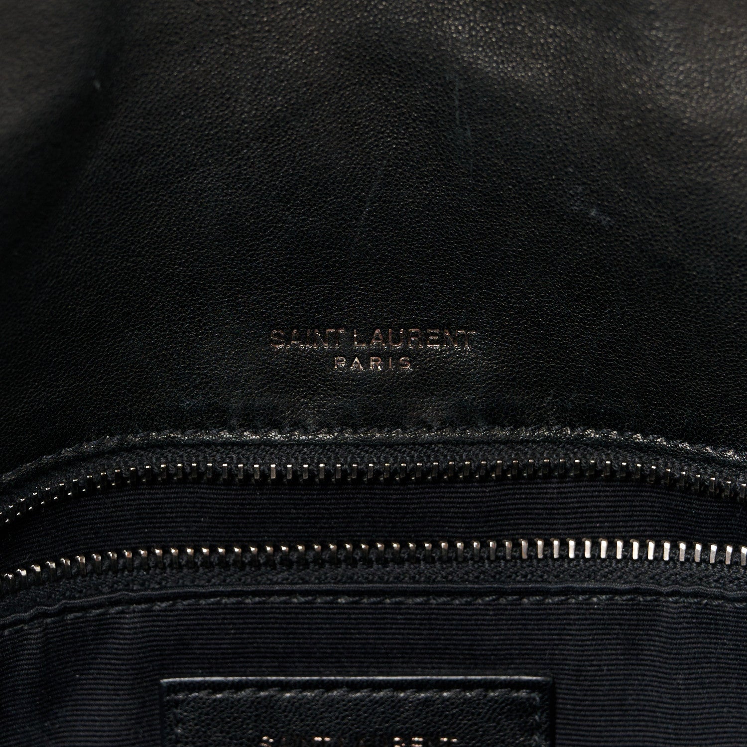 Saint Laurent Cotton Bandana Monogram Medium Niki Chain Satchel Black White 7 of 15