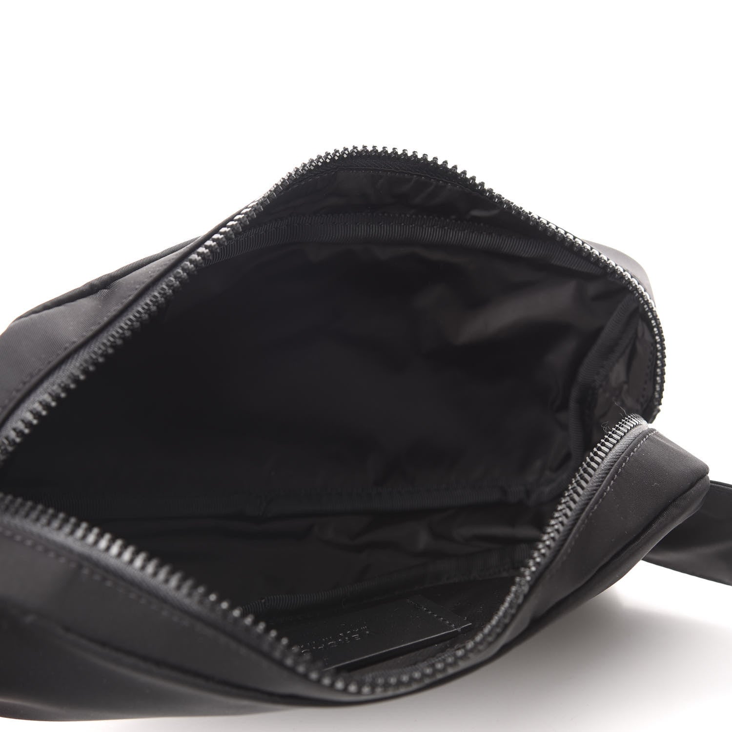 Versace Nylon Logo Two Tone Belt Bag Black 5 of 10