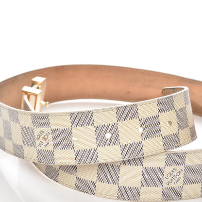 Louis Vuitton Damier Azur LV Initiales Belt 95 38 8 of 8