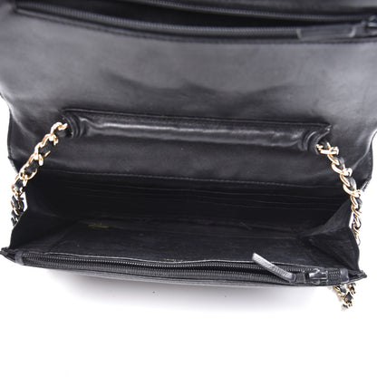 Chanel Caviar Timeless CC Wallet On Chain WOC Black 4 of 12