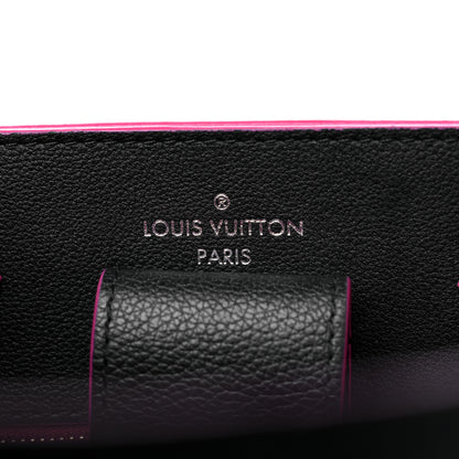 Louis Vuitton Calfskin Lockme Bucket Black 6 of 13