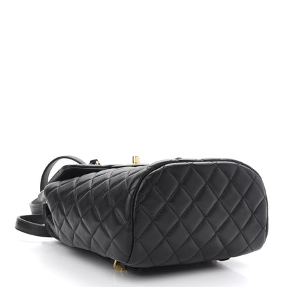 Chanel Lambskin Quilted Mini Urban Spirit Backpack Black 4 of 9