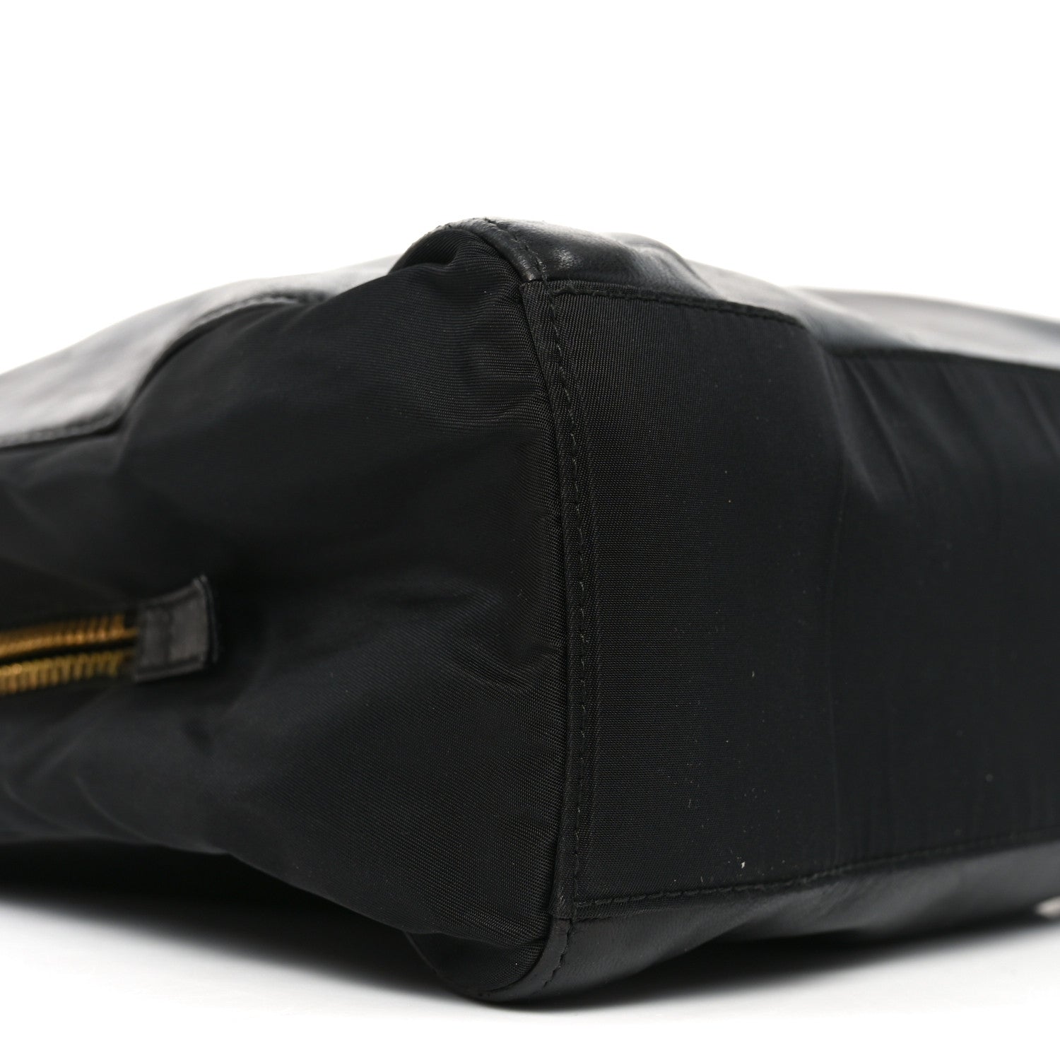 Prada Nappa Nylon Chain Shoulder Bag Black 7 of 8