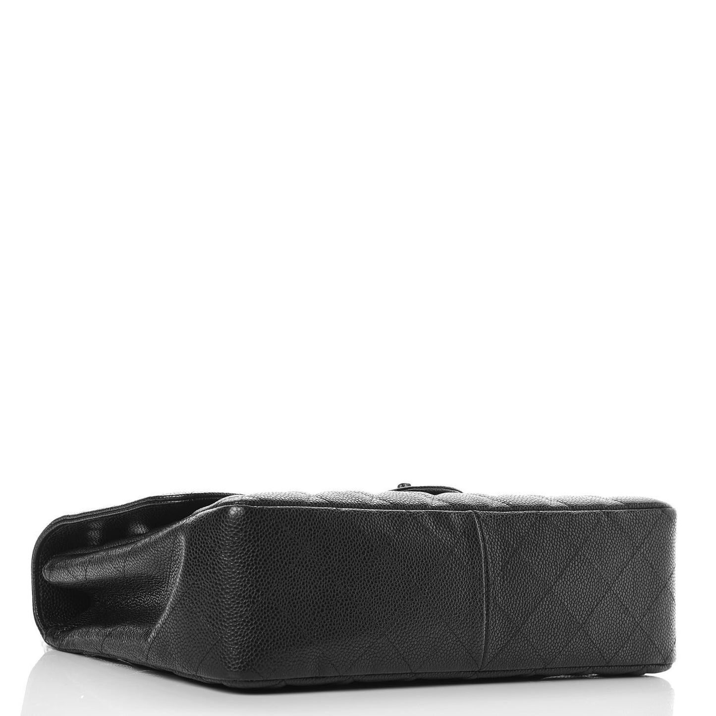 Caviar Quilted Jumbo Single Flap Black