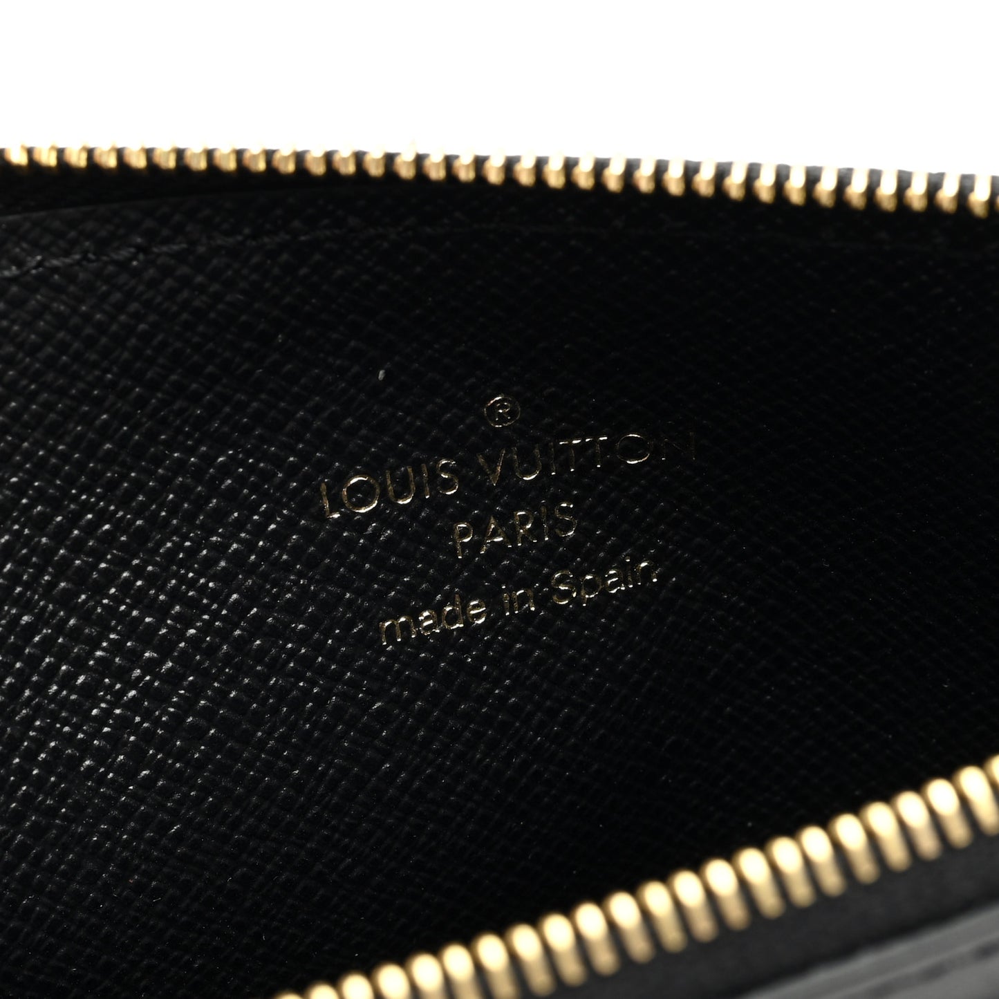LOUIS VUITTON Monogram Slim Purse Black