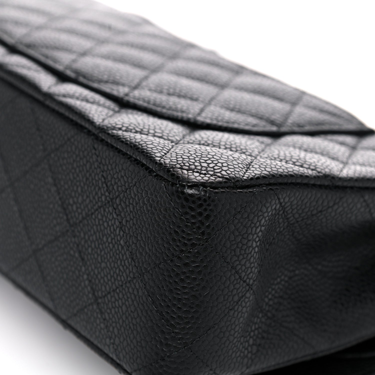 Chanel Caviar Quilted Medium Double Flap Black 11 of 12