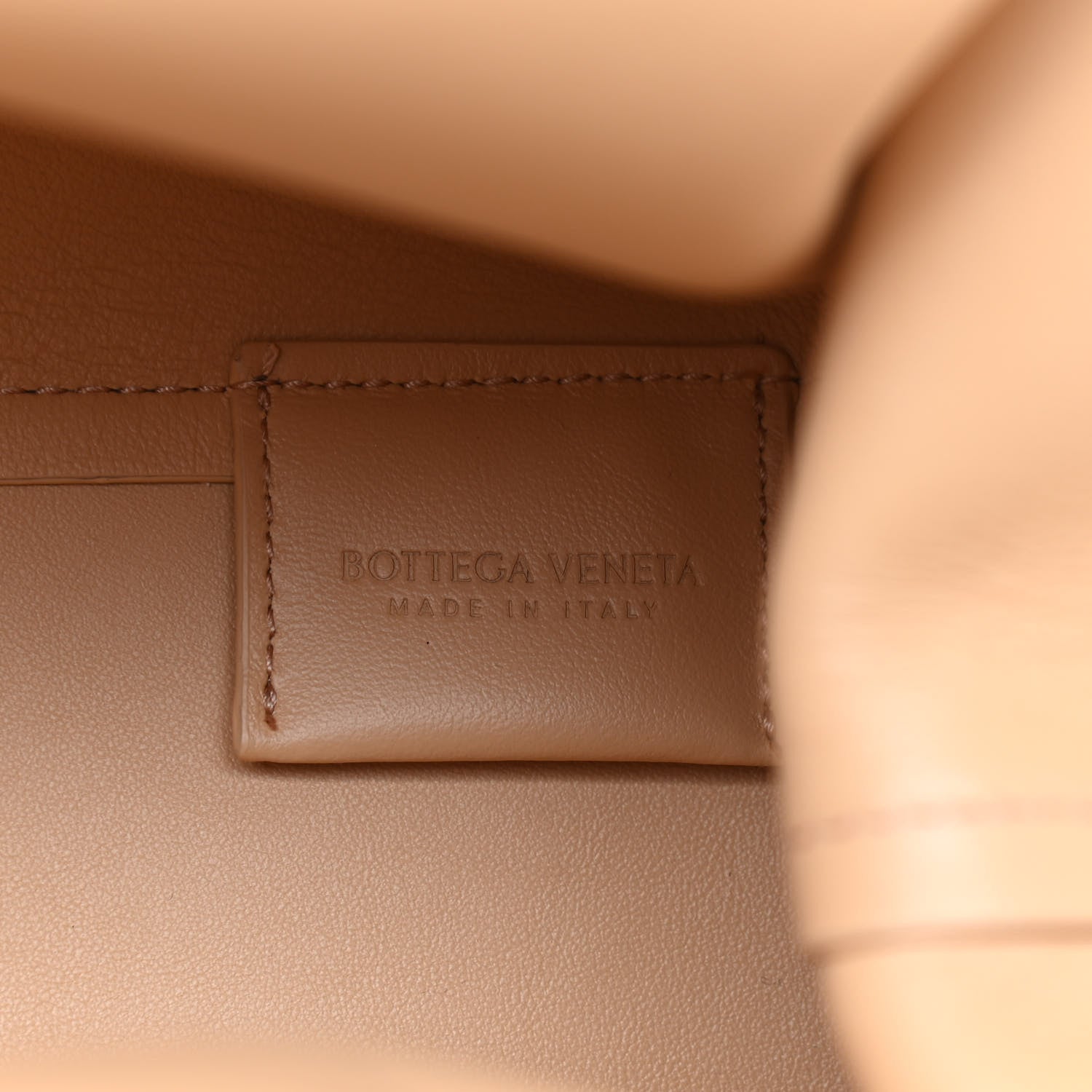 Bottega Veneta Calfskin Medium The Point Triangle Bag Almond 6 of 8