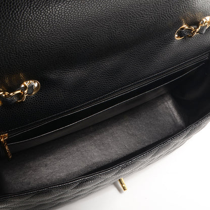 Chanel Caviar Jumbo Single Flap Black 5 of 8