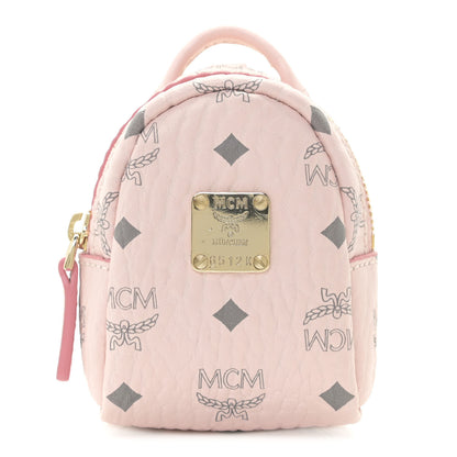 MCM Visetos Backpack Charm Crossbody Soft Pink 1 of 7