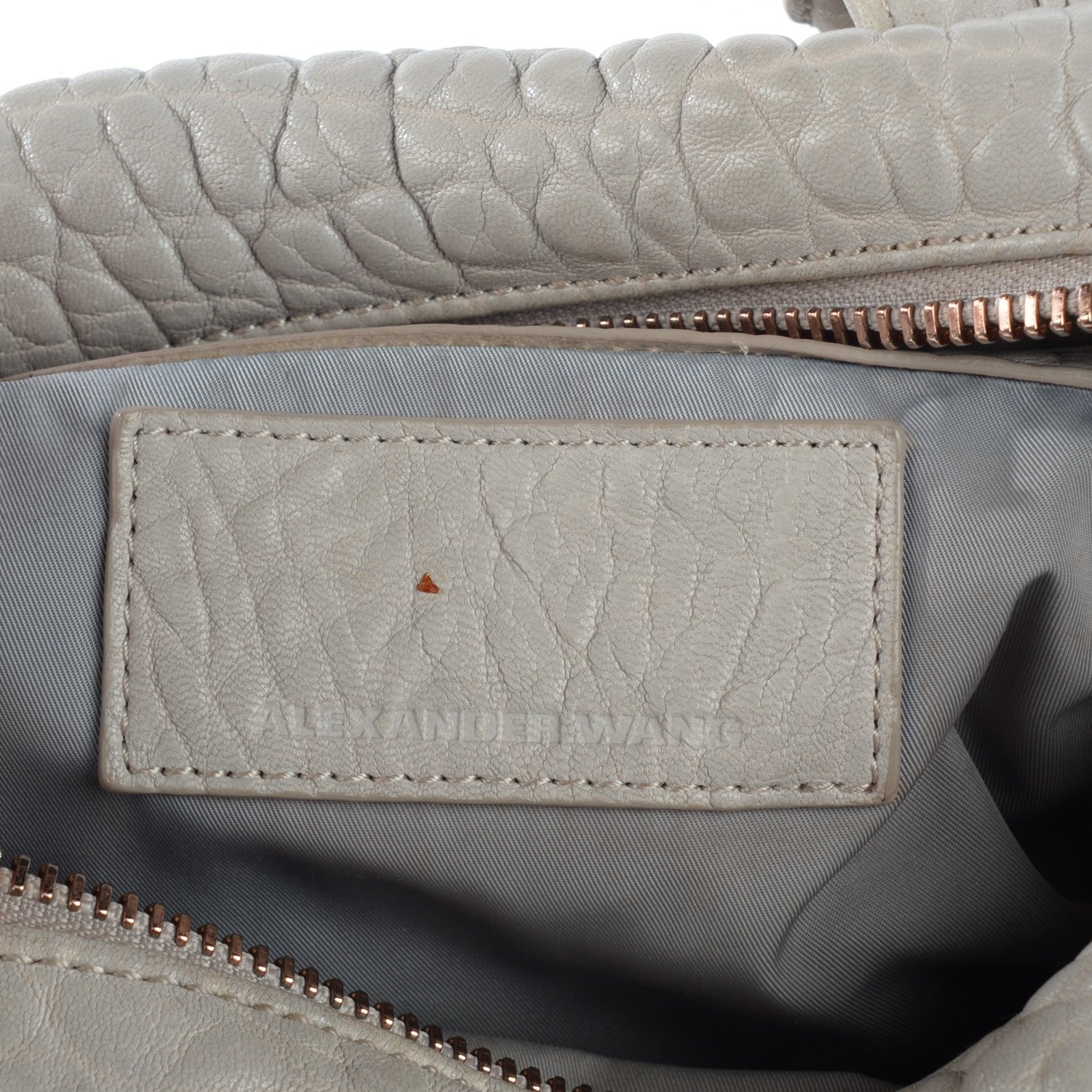 Alexander Wang Pebbled Lambskin Rocco Lilac Rose Gold Hardware 5 of 8